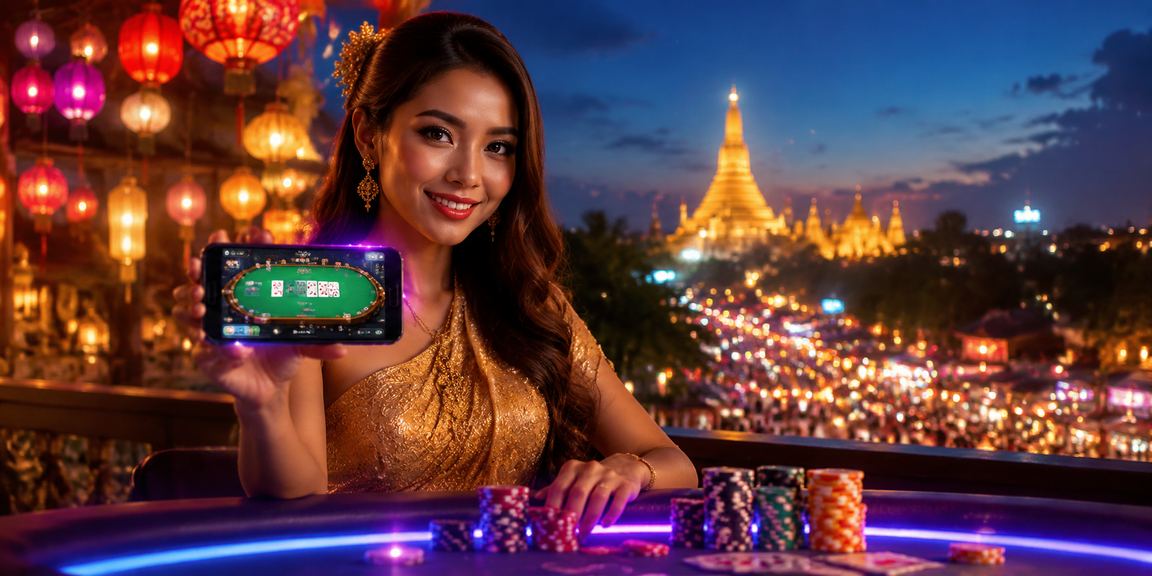 မြန်မာမှ ဂိမ်းကစားသူများ ပျော်ရွှင်စွာ ကစားနေသည်